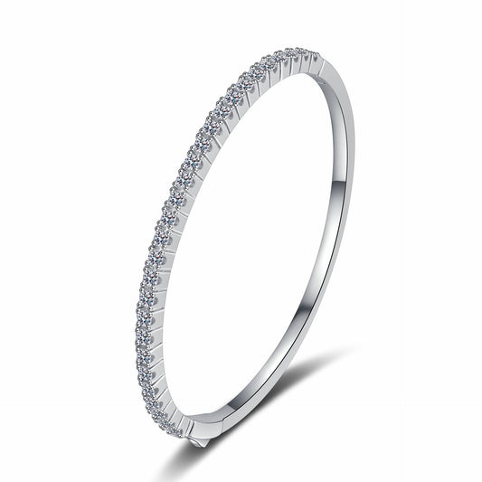Starry S925 sterling silver moissanite bracelet #MG00001